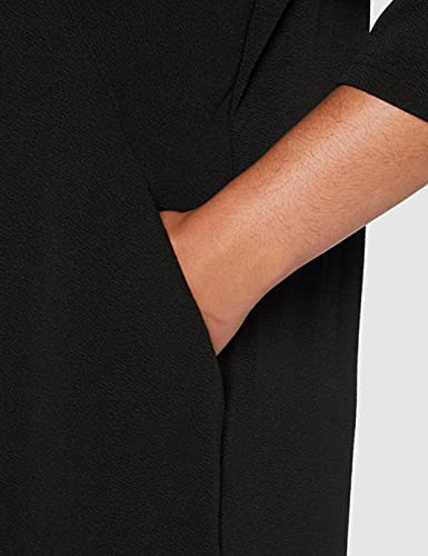 Junarose NOS Damen Jrnewflavia 3/4 Sl Abk Dress-S Noos Kleid, Schwarz (Black Black), 42 (Herstellergröße: Oversize S) - 5