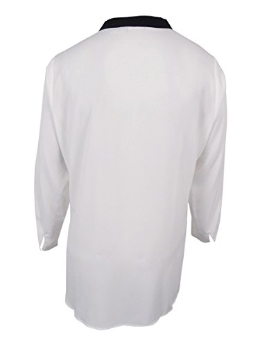 Junarose Damen Regular Fit Bluse Jrzandra Ls Shaped Blouse - k, Gr. 44, Weiß (Snow White) - 2