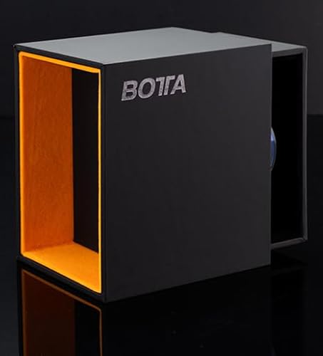botta 24-Stunden-Einzeigeruhr Herren Schweizer Quarzwerk mit Lederarmband UNO 24 (45 mm) (Edition-15 Orange, 45 mm) - 9