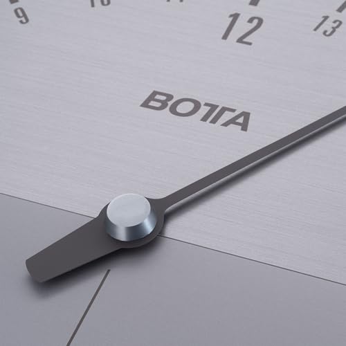 botta UNO 24 Einzeiger 24-Stunden Wanduhr aus Aluminium (38 cm) Made in Germany - 5