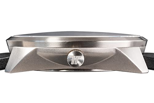 botta 24-Stunden-Einzeiger-Automatikuhr UNO 24, 40 mm (mit Milanaiseband) (Black Edition/Gelb) - 3