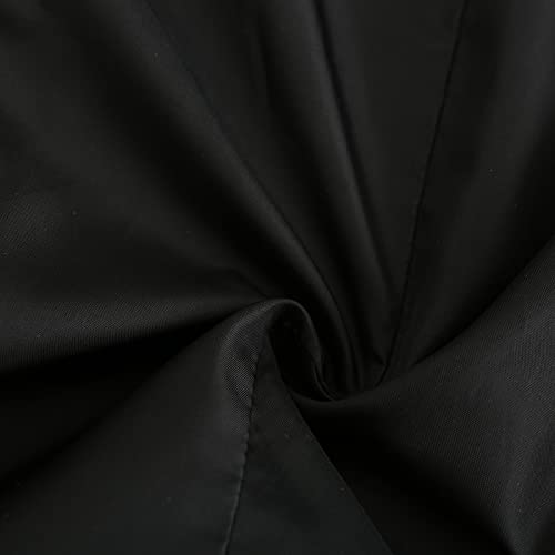 Lederjacke mit Nieten, für Damen, kurze Jacke, Reverskragen, langärmlig, mit Reißverschluss, Motorradmantel, leicht, modisch, Steampunk, Gothic, warm, lässig, Schwarz, 38 - 7