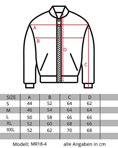 Prestige Homme Herren Kunstlederjacke Biker Schwarz - 4