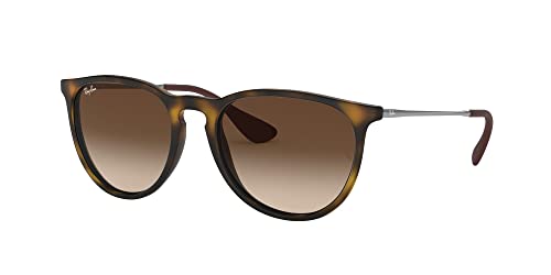 Ray Ban Unisex Sonnenbrille Erika Classic, Havana/Gunmetal, Gläser: Braun - 2