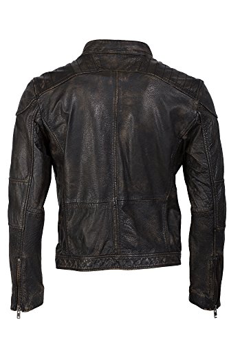 Trapper Herren Lederjacke Lent black - 2