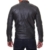 Prestige Homme Herren Jacke Kunst Leder Biker Gesteppt MR08, Größe:M -