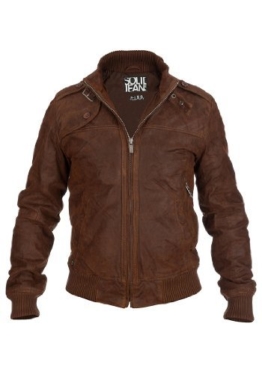 SOLID Dash Lederjacke Cognac, Größe:3XL -