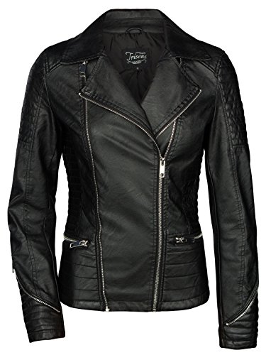 Lederjacke Trkis Damen