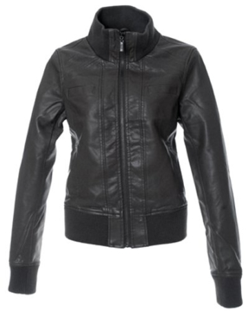 Bestyledberlin Damen Kunst - Lederjacken, Biker Jacke Damen, Blouson ja55 36/S Schwarz - 