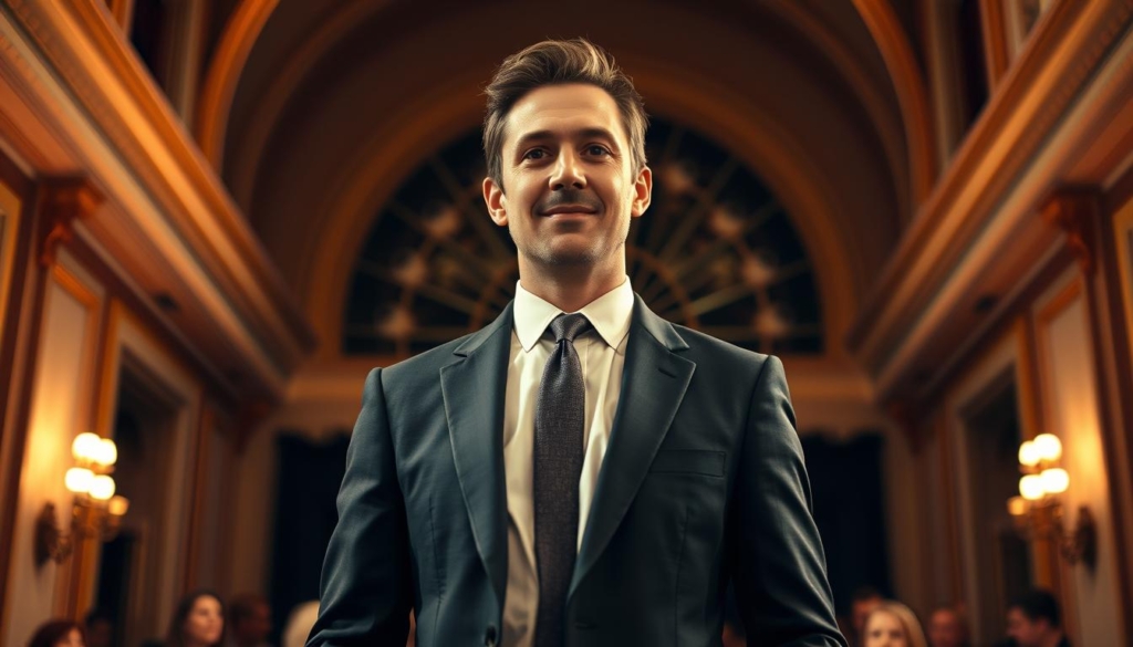 A high-profile public figure, David Christopher Meyen, stands confidently in the spotlight, his charismatic presence commanding attention. The camera captures him in a mid-shot, framed against a softly blurred backdrop of a prestigious event venue, its architectural details hinting at the grandeur of the occasion. Meyen's tailored suit and polished appearance reflect his refined personal style, while his engaged expression and welcoming body language suggest an authentic connection with his audience. Warm, directional lighting accentuates the subject's features, creating a sense of depth and drama. The overall tone conveys Meyen's prominence, professionalism, and the significance of his public appearances. A high-profile public figure, David Christopher Meyen, stands confidently in the spotlight, his charismatic presence commanding attention. The camera captures him in a mid-shot, framed against a softly blurred backdrop of a prestigious event venue, its architectural details hinting at the grandeur of the occasion. Meyen's tailored suit and polished appearance reflect his refined personal style, while his engaged expression and welcoming body language suggest an authentic connection with his audience. Warm, directional lighting accentuates the subject's features, creating a sense of depth and drama. The overall tone conveys Meyen's prominence, professionalism, and the significance of his public appearances.