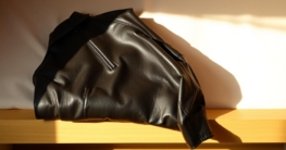 Lederjacke vor dem Einlagern reinigen