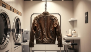 Lederjacke beim Profi reinigen lassen