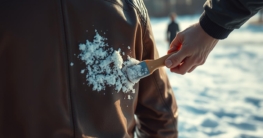 Salzränder Lederjacke