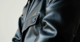 Schwarze Lederjacke pflegen