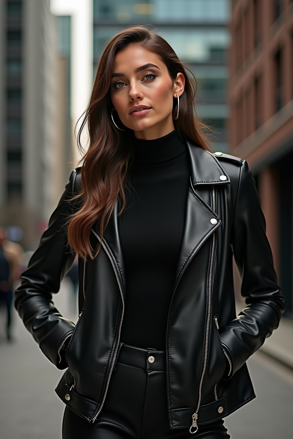 Lederjacke Looks Frauen Lederjacke Looks Frauen