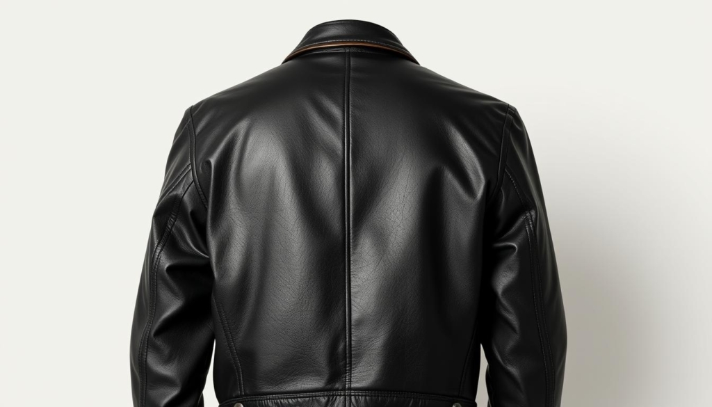 A freshly polished black leather jacket stands out against a neutral background, the softly diffused lighting accentuating its rich texture and subtle sheen. Faded areas are revitalized with strategic pops of color - a vibrant burgundy, a deep forest green - carefully applied to restore the jacket's original vitality. The composition balances the jacket's prominent placement with a clean, minimalist setting, allowing the refurbished leather to take center stage. Graphite-toned pencil sketches provide a sense of depth and dimension, while the selective use of color draws the viewer's eye to the revitalized details. This image captures the essence of breathing new life into a worn leather jacket, inviting the viewer to envision the transformative process. A freshly polished black leather jacket stands out against a neutral background, the softly diffused lighting accentuating its rich texture and subtle sheen. Faded areas are revitalized with strategic pops of color - a vibrant burgundy, a deep forest green - carefully applied to restore the jacket's original vitality. The composition balances the jacket's prominent placement with a clean, minimalist setting, allowing the refurbished leather to take center stage. Graphite-toned pencil sketches provide a sense of depth and dimension, while the selective use of color draws the viewer's eye to the revitalized details. This image captures the essence of breathing new life into a worn leather jacket, inviting the viewer to envision the transformative process.