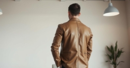 Lederjacke Büro Outfit