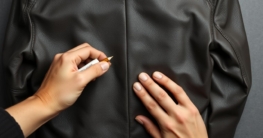Lederjacke & Farbfading
