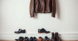 Lederjacke + Sneaker / Boots / Heels