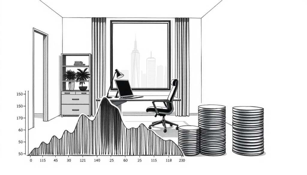 A detailed financial analysis of Günther Steiner's wealth, depicted in a minimalist, high-contrast black and white illustration with subtle pops of color. The foreground showcases a stylized graph or chart visualizing the key financial metrics, while the middle ground features a sleek, modern office setting, including a desk, chair, and window overlooking a cityscape in the background. The lighting is crisp and directional, casting dramatic shadows and highlighting the visual elements. The overall mood is one of precision, professionalism, and financial sophistication. A detailed financial analysis of Günther Steiner's wealth, depicted in a minimalist, high-contrast black and white illustration with subtle pops of color. The foreground showcases a stylized graph or chart visualizing the key financial metrics, while the middle ground features a sleek, modern office setting, including a desk, chair, and window overlooking a cityscape in the background. The lighting is crisp and directional, casting dramatic shadows and highlighting the visual elements. The overall mood is one of precision, professionalism, and financial sophistication.