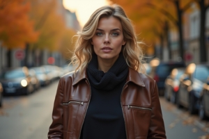 8 Bomber Lederjacke Damen Outfit Ideen für den Herbst