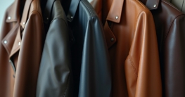 Lederimitat Jacke Outfit-Titel