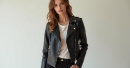 Lederimitat Jacke kombinieren-Titel