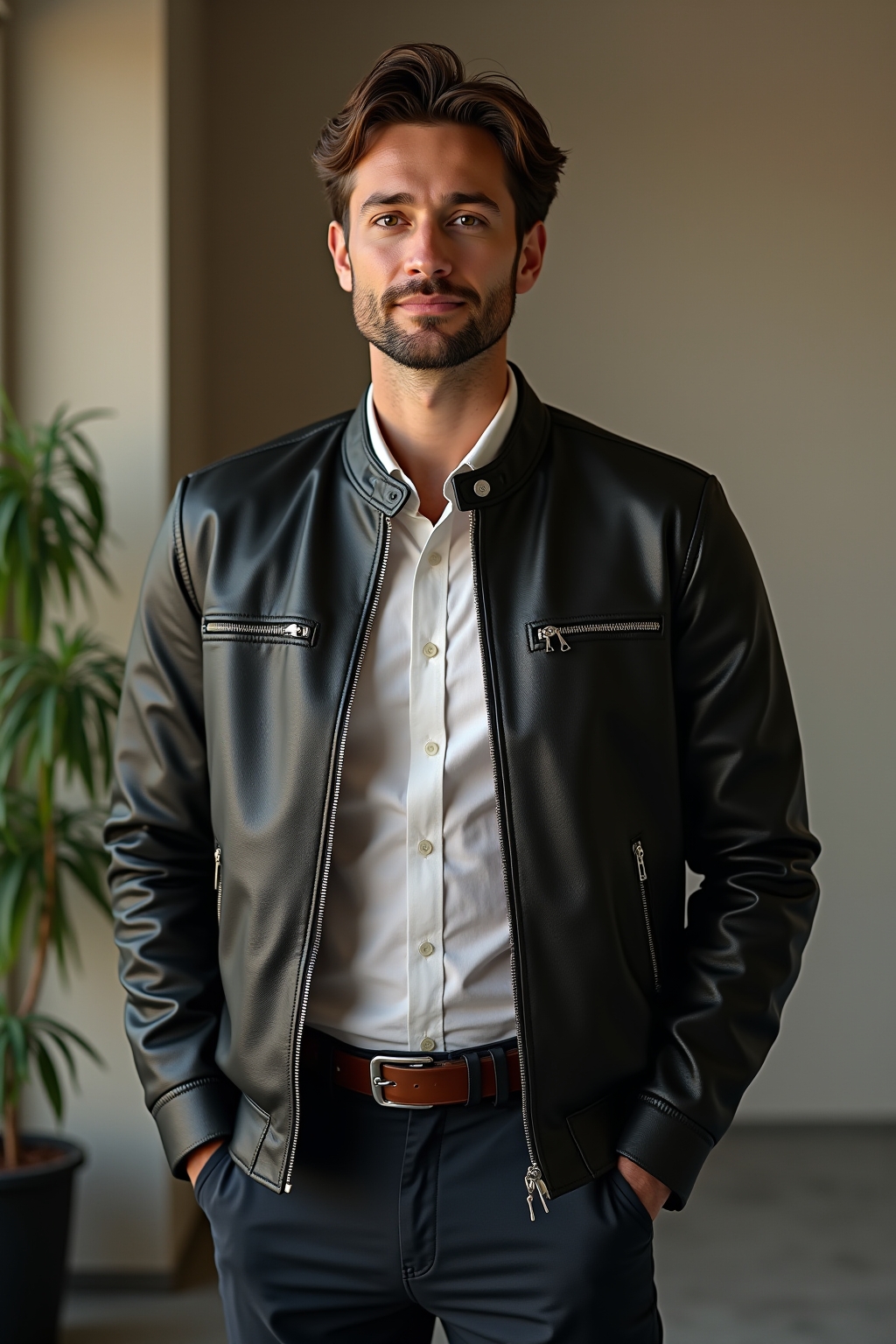 Lederjacke Business Casual im Überblick