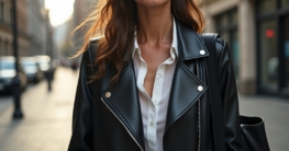 Lederjacke Business Casual-Titel