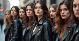 Lederjacke Damen Streetstyle-Titel