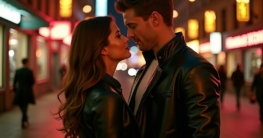 Lederjacke Date Night-Titel
