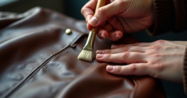 Lederjacke Farbe auffrischen-Titel