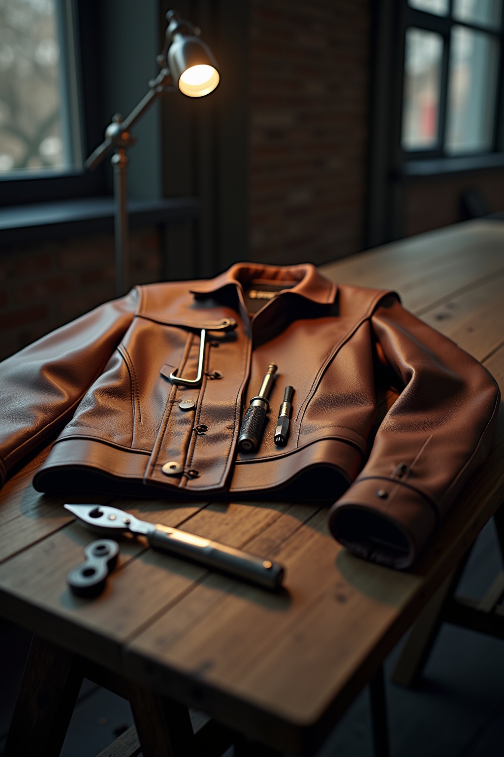 Lederjacke Herren Streetstyle