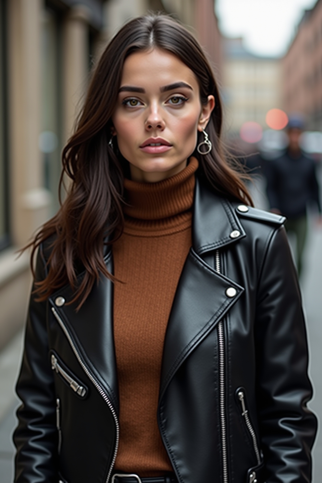 Lederjacke Outfit Ideen