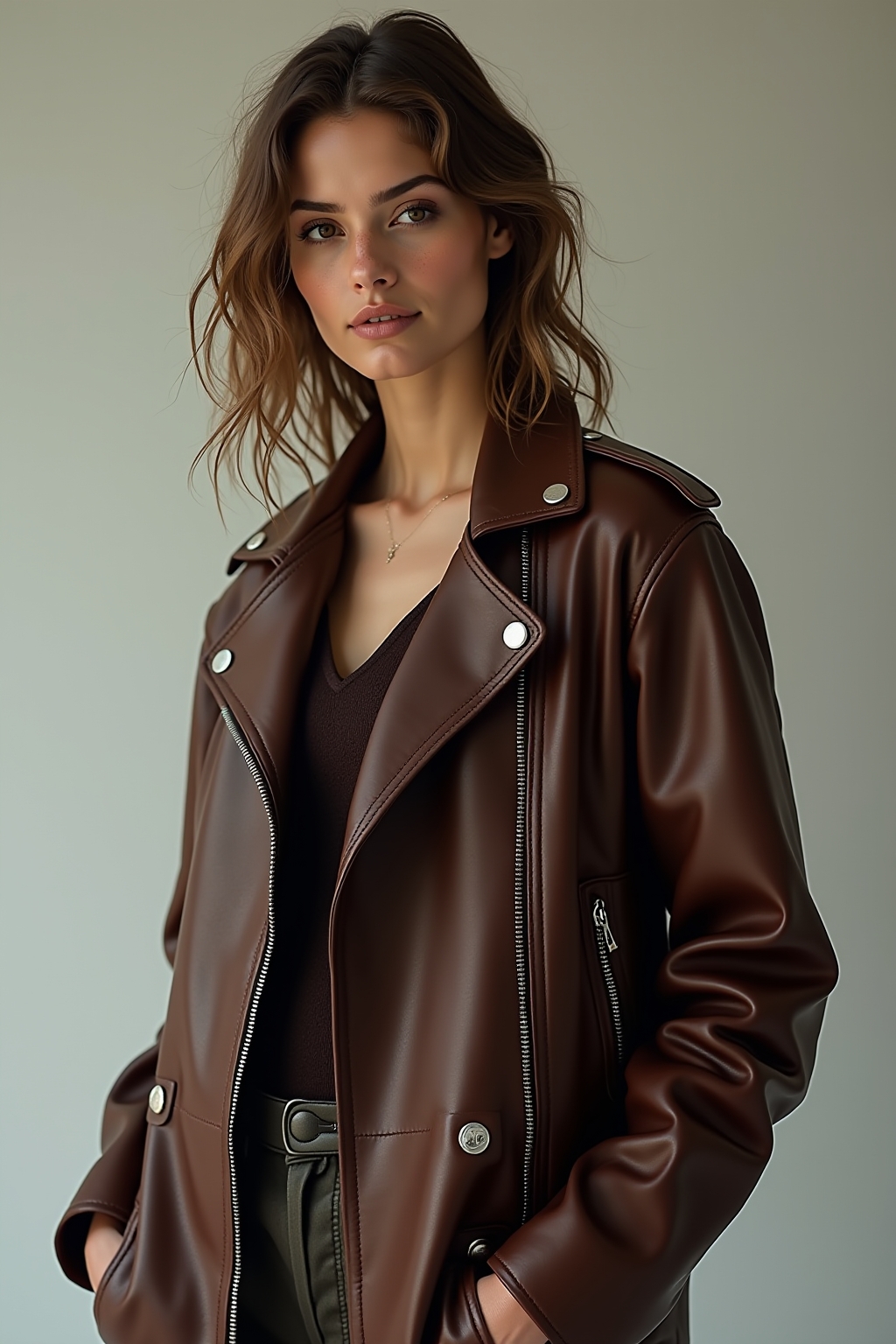 Lederjacke Outfit Ideen