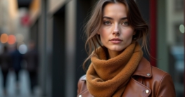 Lederjacke Schal kombinieren-Titel