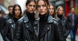 Lederjacke Streetstyle-Titel