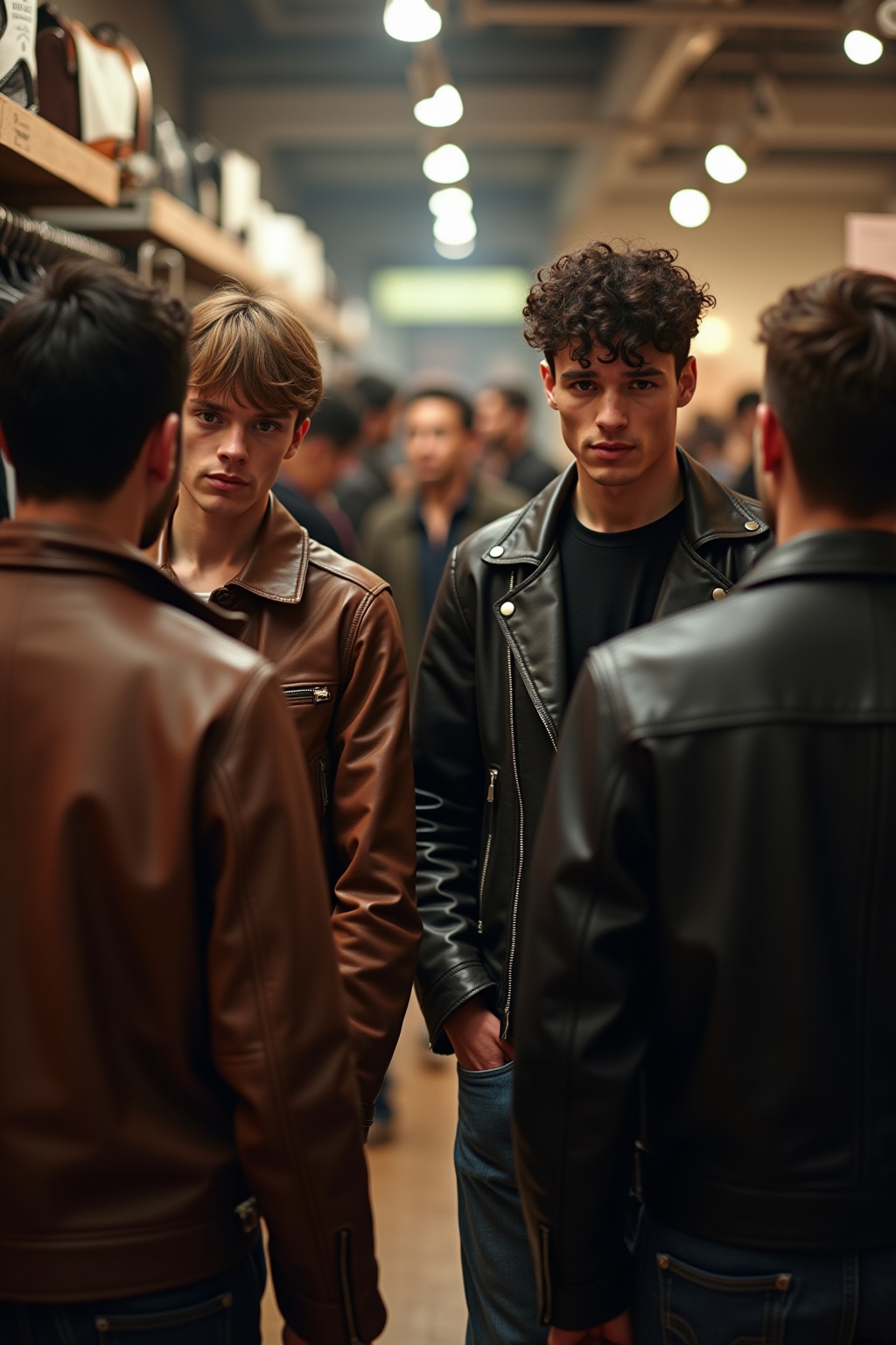 Lederjacke Unisex Modelle Lederjacke Unisex Modelle – Symbolbild