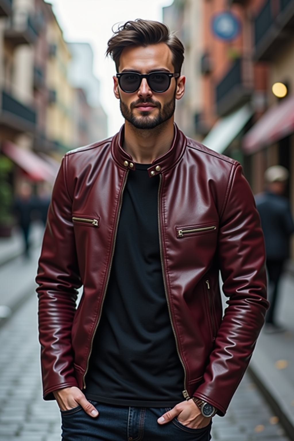 Tipps Lederjacke Bordeaux – Symbolbild