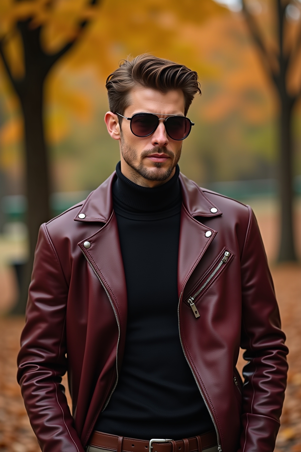 Tipps Lederjacke Bordeaux