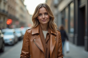 8 Lederjacke camel kombinieren Damen – Styleguide