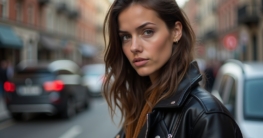 Lederjacke casual-Titel