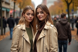 8 Lederjacke creme Damen Outfit Ideen für den Herbst