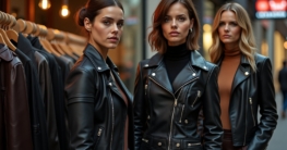 Lederjacke elegant-Titel